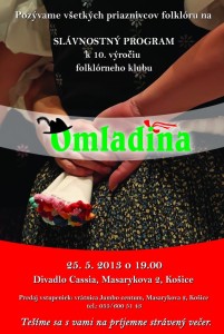 KOŠICE - Omladina, Slávnostný program @ divadlo CASSIA | Košice | Slovenská republika